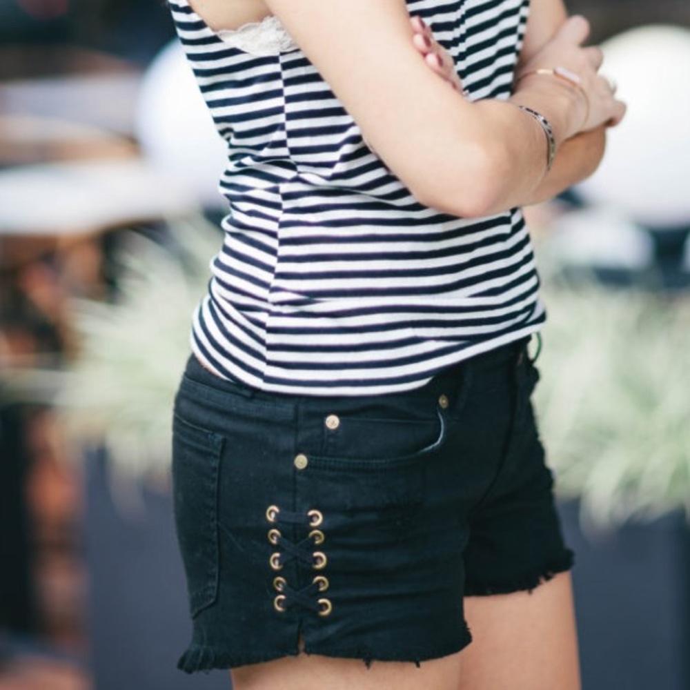 Black Billabong Denim Shorts